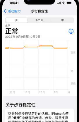 科尔沁右翼中iPhone手机维修如何在iPhone开启'步行稳定性通知'