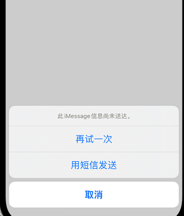 科尔沁右翼中apple维修iPhone上无法正常发送iMessage信息