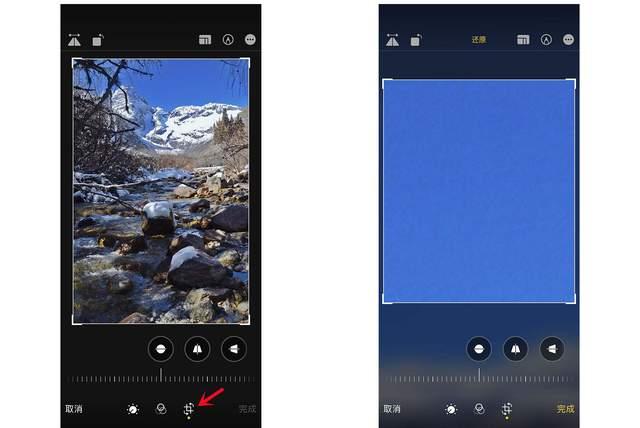 科尔沁右翼中苹果手机维修分享iPhone手机如何使用裁剪功能隐藏照片 